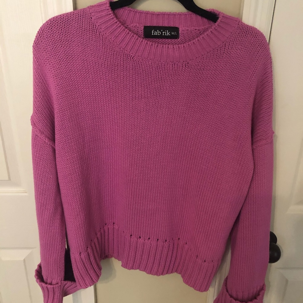 Pink sweater
